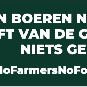 Spandoek: Wie zijn boeren niet waardeert, heeft van het verleden niet geleerd.